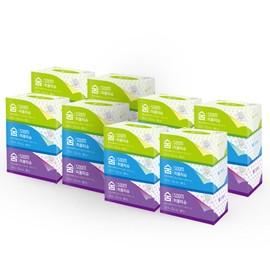 250 sheets of breathable tissue x 24 each / 숨 각티슈 250매x24각
