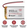 YELUFT 1 pcs 3.7V 650mAh 503450 Lithium Polymer Battery 1S