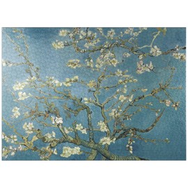 MyPuzzle Vincent Van Goghs Almond Blossom 1890 - Premium 1000 Piece Jigsaw Puzzle for Adults