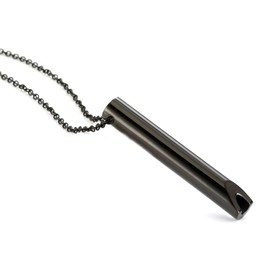 GNALIA 1 Piece Stress Relief Necklace with Pendant Stress Relief Necklace Mindful Breathing Necklace Stainless Steel Slow Breath with Spinning Rings, Silver