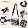 Checkered Crossbody Bag, Bum Bag, Bumbags For Women Crossbody, Spacious