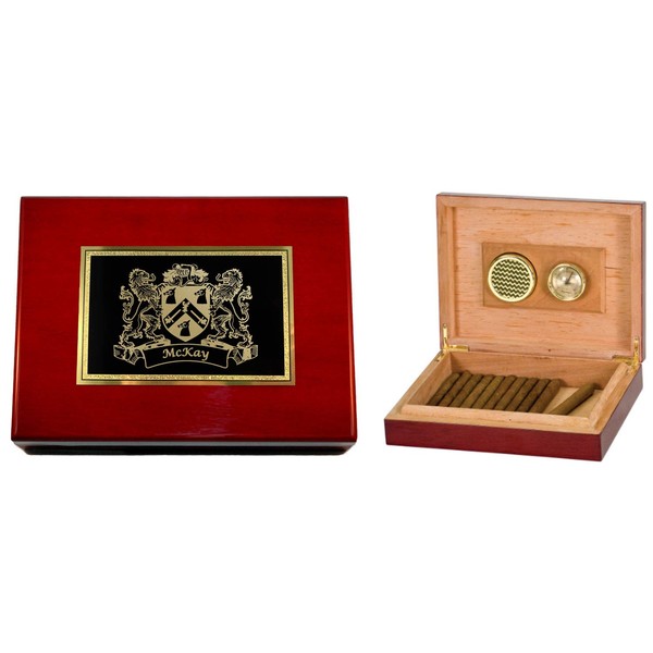 McKay Irish Coat of Arms Humidor