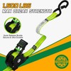STARLEAPARTS Retractable Ratchet Straps (4PK 1.0INX12FT) - 1,500lb Break Strength,