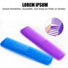 HESSION 3 Pack Coloful Hair Combs For Men Plastic Pocket