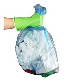 6 x Swirl Carry Handle Bin Liners 10 L (37 Pieces/Roll)