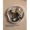 Pack of 2 Ceiling Rosette White 100 mm Junction Box