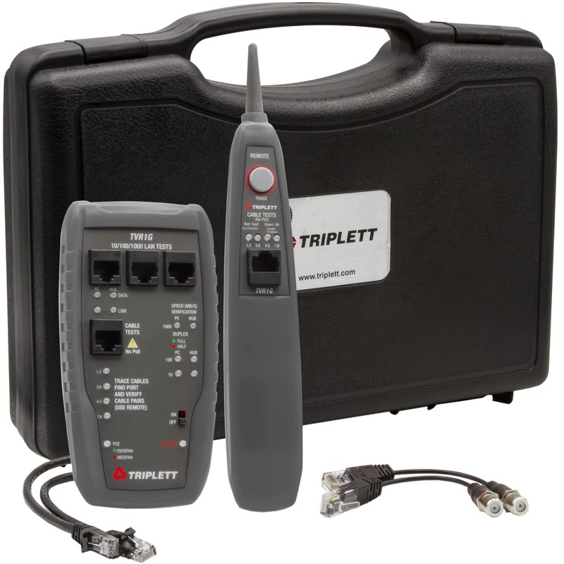 Triplett TVR1G LAN Network Tester (10/100/1000/1000 MB/s)