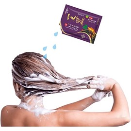 10 PACK Shampoo Tinte Instantáneo - Cubre Canas Naturalmente en tan solo 15 min. Jengibre shampoo con tinte paquete con 10 sobres de 30 grs c/u (rojo)