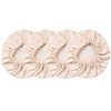 4- Pack Organic Jar Covers Unbleached Reusable 100% Cotton Stretchy