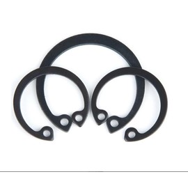 Durable Spring Steel Internal snap retaining Rings with Black Oxide Finish (5, 7/16")