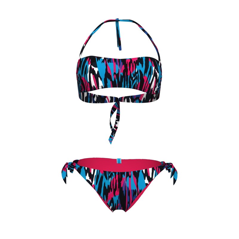 ARENA Bikini a Fascia da Donna Water Print