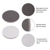 sourcing map 25pcs Sanding Sponge Hook and Loop Sanding Disc,