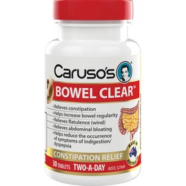 Caruso's Natural Health Bowel Clear 30 Tablets