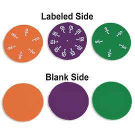 Fraction Circles Early Elementary Math Manipulative