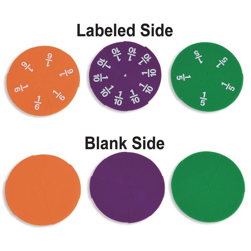 Fraction Circles Early Elementary Math Manipulative