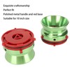 1 Pair NAB Hub Adapters Professional Polished Aluminum Reel to