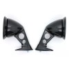 PTRP New Black Front Fender Mount Side View Mirror Set