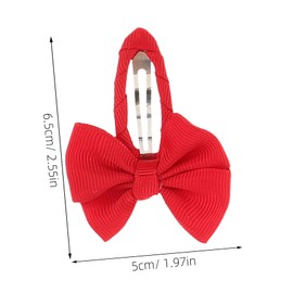 BESPORTBLE 30pcs Colorful Hair Bows Clips No Slip Ribbon Barrettes for Reliable Hold Cute Headdress Friendly Accessories for Parties Daily Wear