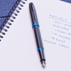 Parker IM Vibrant Rings Fountain Pen | Satin Black Lacquer