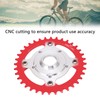 104BCD 36T Chainring Conversion Kit Aluminum Alloy Mid Drive Chainring