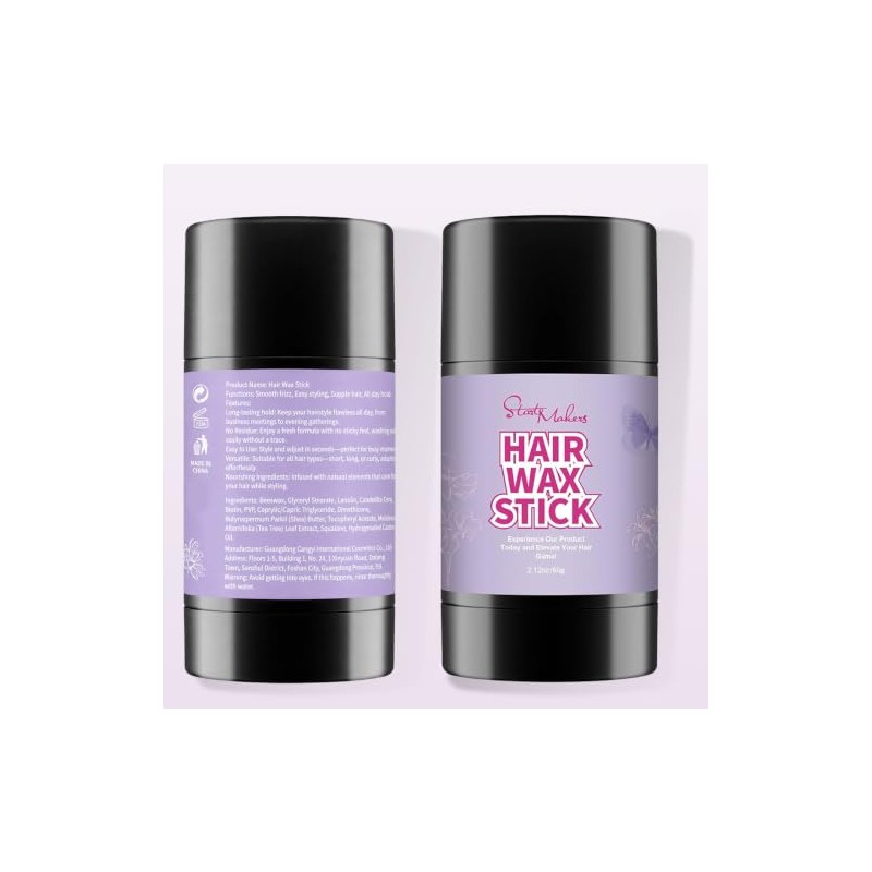 Start Makers Cera en Barra para Cabello de Mujer 60g,