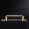 Myxekllo Gold Cabinet Drawer Pulls, 96mm Brushed Brass Pulls Handles