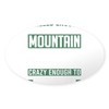 CafePress Mountain Biking Skilled Biker Mountain BIK Sticker Oval Car