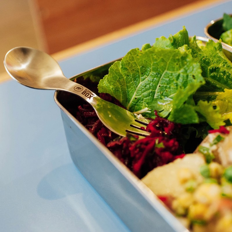 Elephant Box Stainless Steel Spork | Reusable Camping Cutlery |
