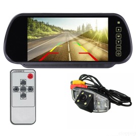 Lastbus 7" Mirror Monitor Auto LED Rear View Backup Camera For Honda Accord 2003 to 2007
