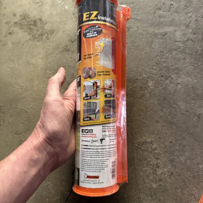 Frost King Heavy Duty EZ Roll Window Insulation Kit