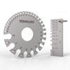 YESWELDER Round Dual Sided Metal Sheet Gage & Metal Sheet