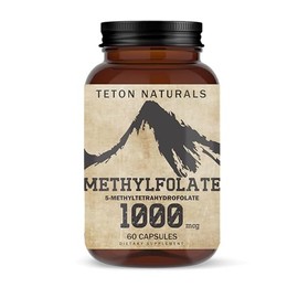 Teton Naturals METHYLFOLATE-1000-60 Cap Natural Wellness