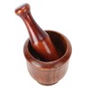 Wooden Grinding Bowl Household Kitchen Manual Garlic Ginger Spices Grinder