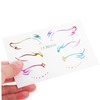 VICASKY 5 Sheets Star Eyeliner Stickers of Temporary Eye Makeup