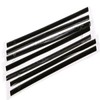 [Fool Love] 500 individually wrapped straight straws 0.7x21cm black / [바보사랑] 개별포장 일자 빨대 0.7x21cm 블랙 500개