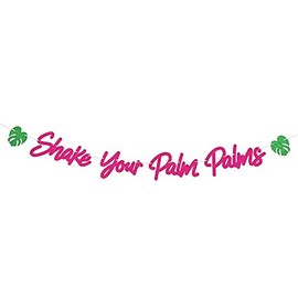 Weddingstar Paper Bachelorette Party Banner - Shake Your Palm Palms