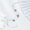 S925 Sterling Silver Evil Eye Ankle Bracelet for Women Protection