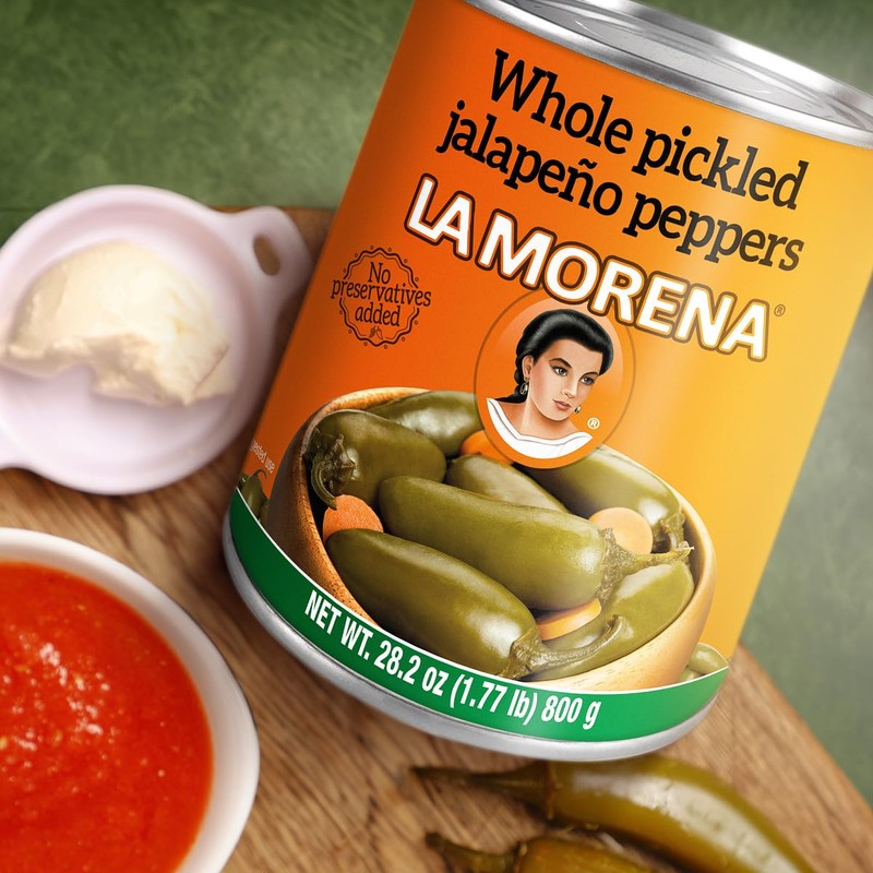 La Morena Whole Jalapeño, 28.2 oz