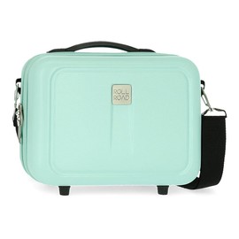 Roll Road Cambodia Adaptable Toiletry Bag with Green Shoulder Bag 29 x 21 x 15 cm Rigid ABS 9.14L