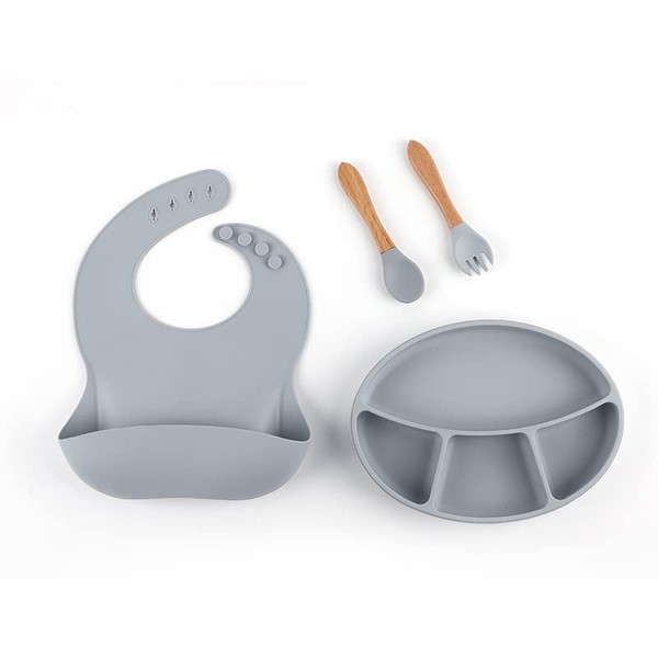 PAQ Lifestyle Set of Silicone Solid Feeding Kit 4 Division