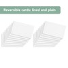 Summit Flash Cards, 200 Pack White, Lined Revision Cards, 125x75mm