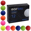 Kofull Golf Balls Colourful Golf Training Balls Pack of 12
