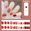 YOGOTI Nail Tip, Short, Gel Nail, Nail Seal, False Nails,
