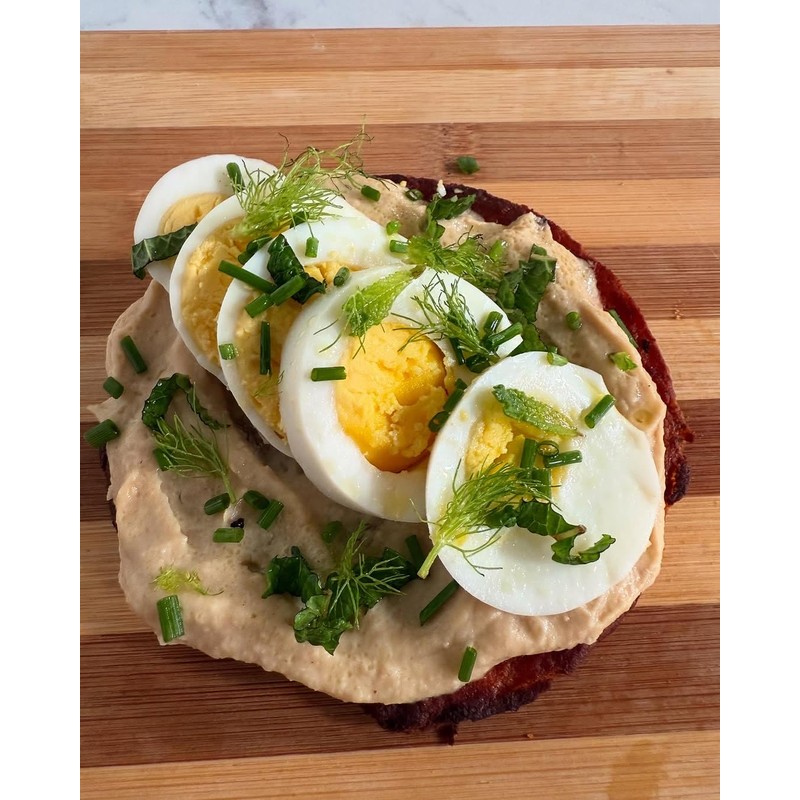 Organic Chickpea Flatbread (Harissa & Rosemary)