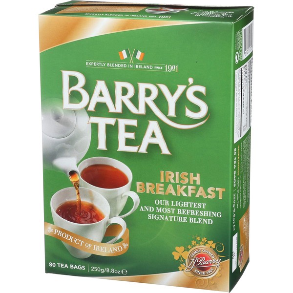 Barry's Tea, Irish Breakfast, 80-Count (Pack of 6)