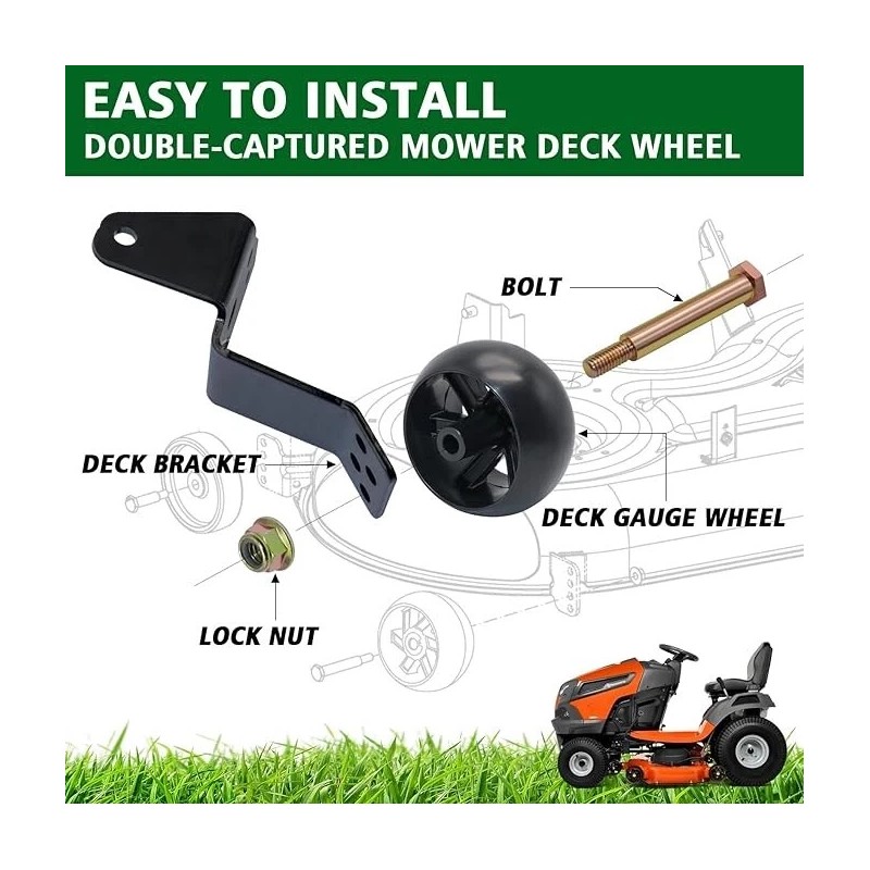 John Deere 2 Deck Wheels For John Deere X500 X530