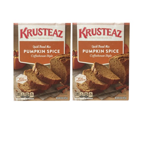 Krusteaz Pumpkin Spice Quick Bread Mix, 15 OZ