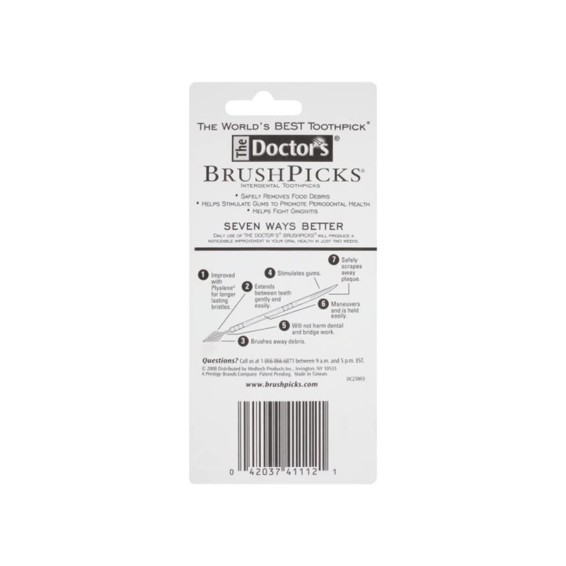 The Doctor's BrushPicks - 120 ct, Pack of 5