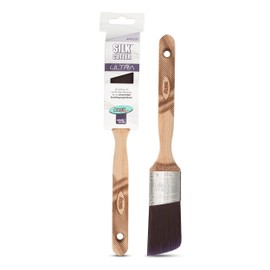 Axus Decor Silk Cutter Ultra (Mink Series) Paint Brush Filaments, Birchwood Handle - Ideal For Walls, Ceilings & Skirting, Anti-Rust Stainless Steel, Next Generation Brush - 1.5"/38mm