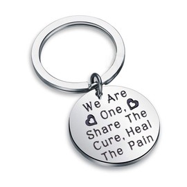 Anlive We are One Share The Cure Heal The Pain Necklace Bracelet Fight Ncp Jewelry (keychian)